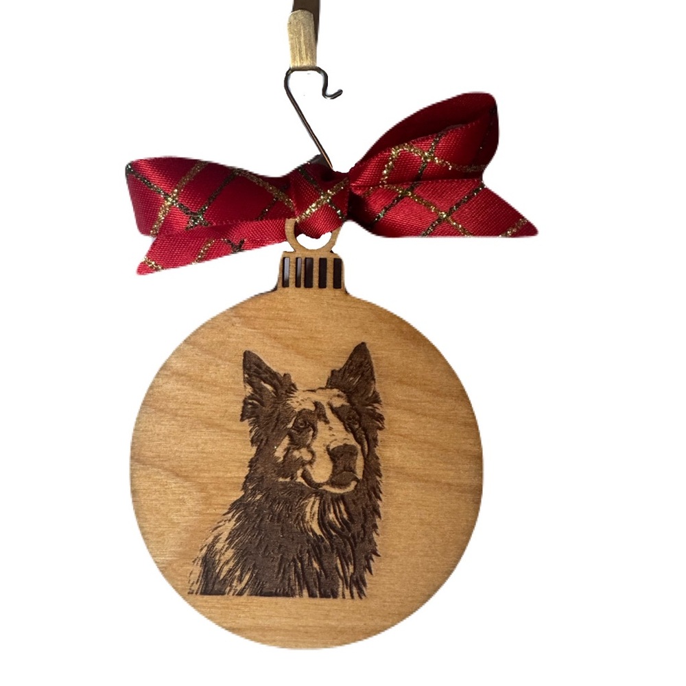 Border Collie Holiday Ornament